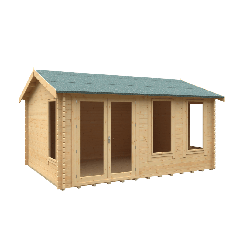 Woodlands Sherborne 44mm Garden Log Cabin – Premium Outdoor Office & Leisure Room