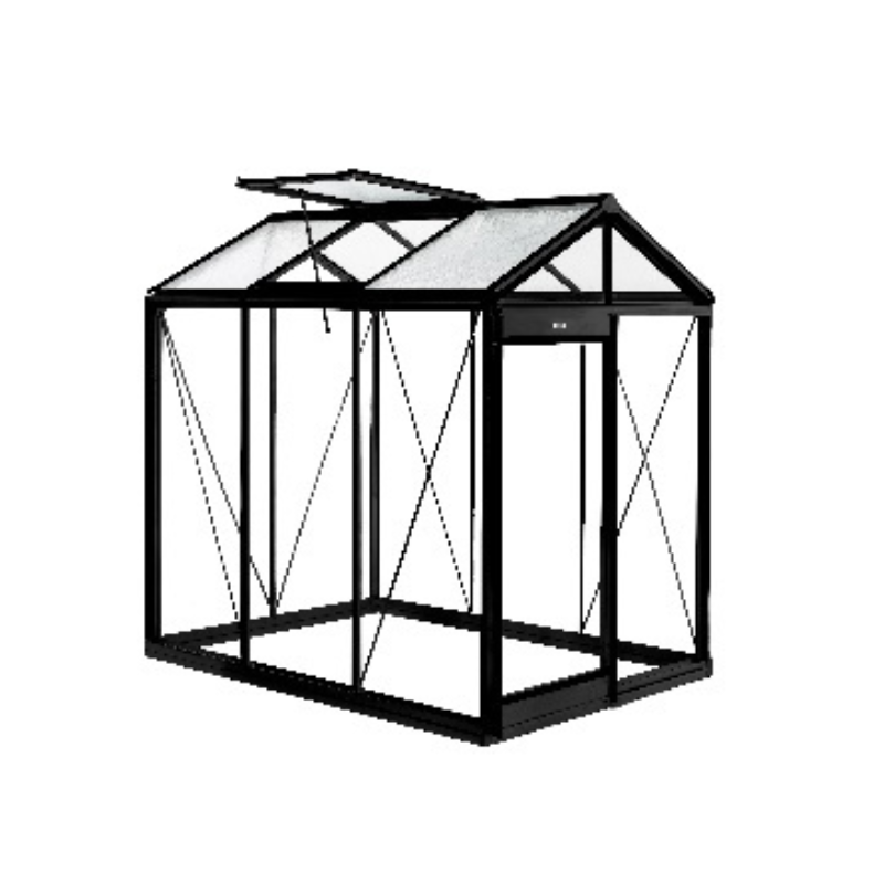 ACD Aluminium Greenhouse Picolo  5' x 8' Self-Supporting Foundation