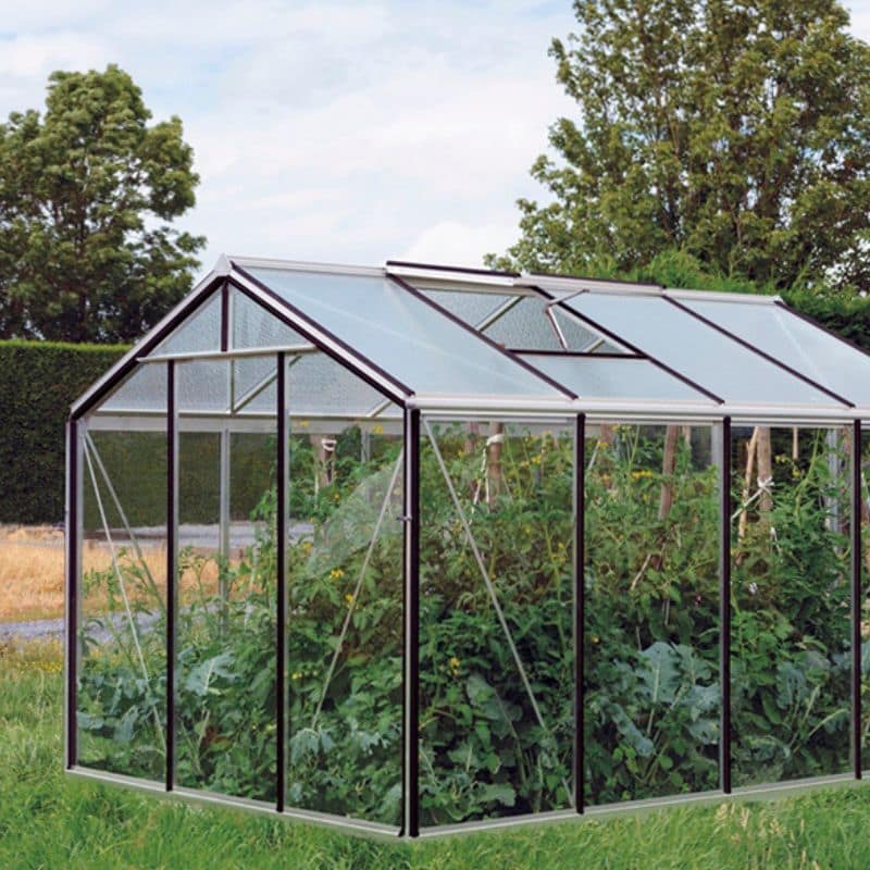 ACD Premium Straight Wall Aluminium Greenhouse Self-Supporting Foundation2