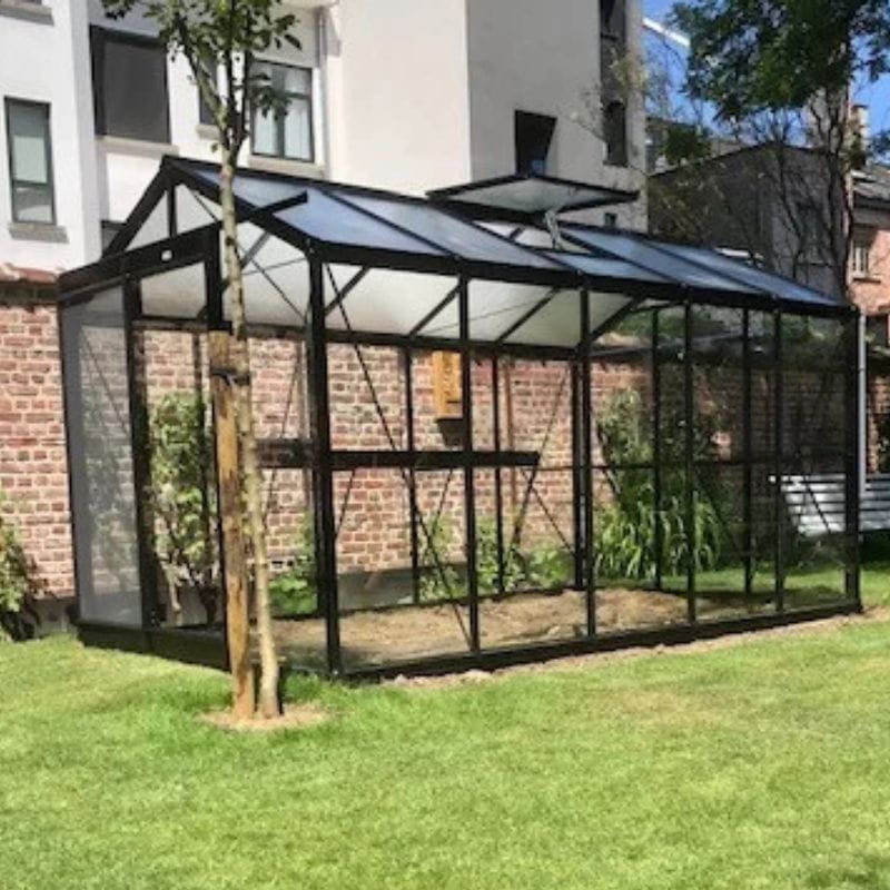 ACD Premium Straight Wall Aluminium Greenhouse Self-Supporting Foundation7