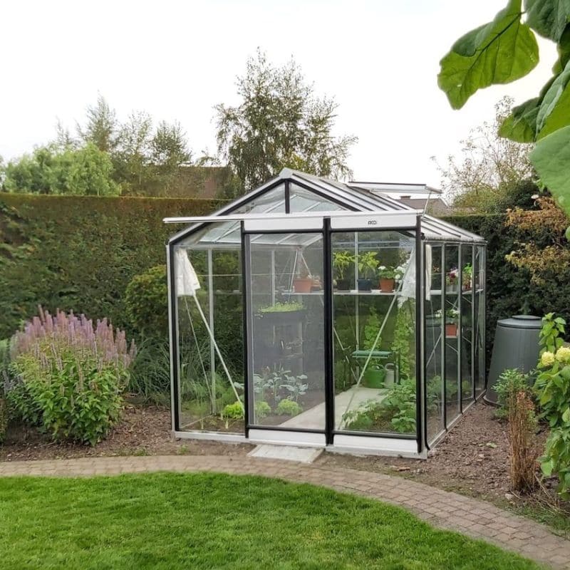 ACD Premium Straight Wall Aluminium Greenhouse Self-Supporting Foundation9