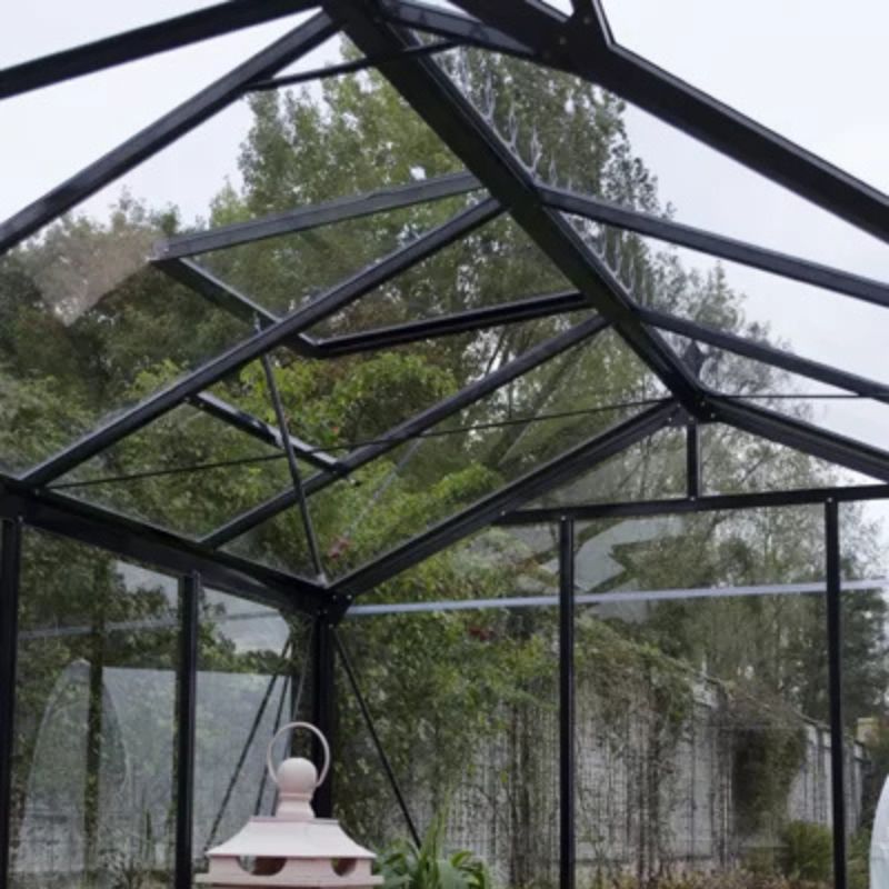 ACD Premium T Shaped Greenhouse Orangery Babette– 17 x 12ft Luxury Garden Room with Safety Glass