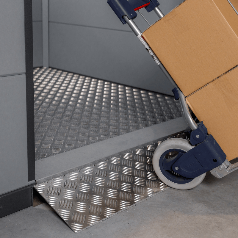 Telluria Double Door Access Ramp Aluminium - Vendra Outdoors
