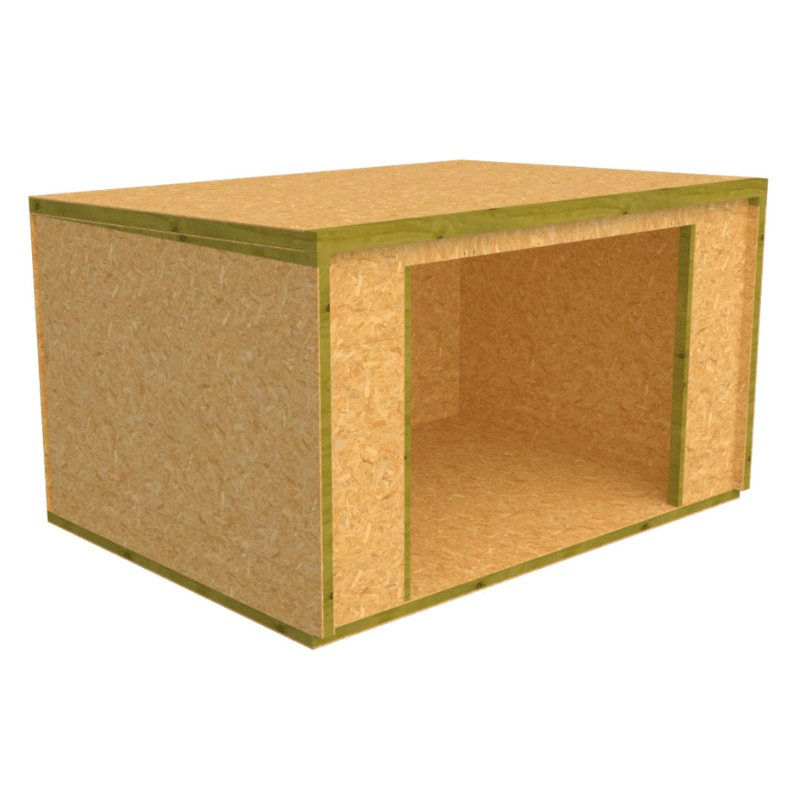 Deluxe Garden Room- Insulated SIP Flat Pack & Exterior Kit Premium Modular Outdoor Building