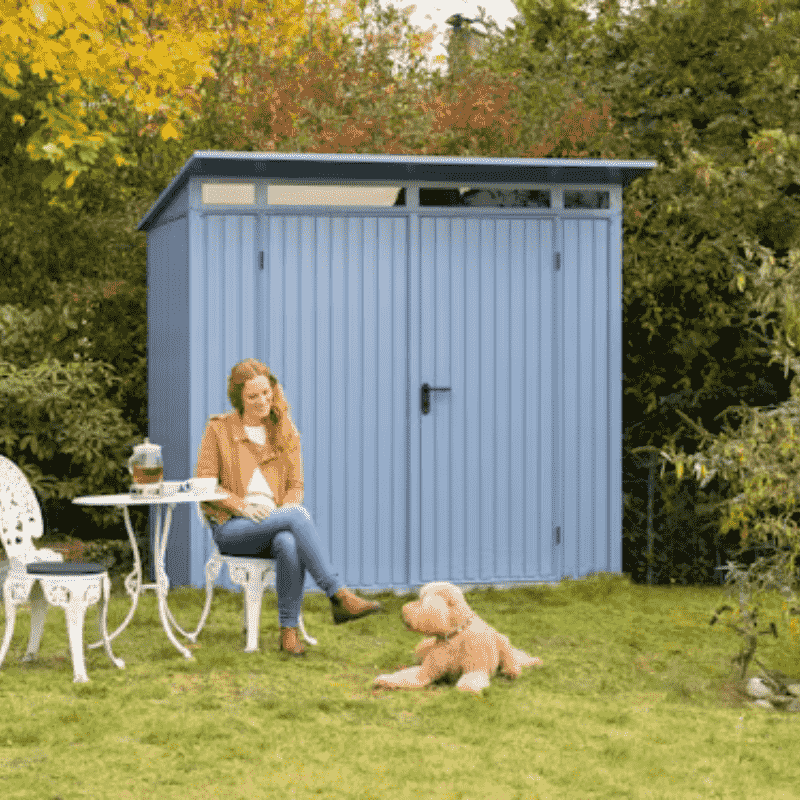 Hormann Berry Classic Style With Pent Roof – Premium Metal Shed