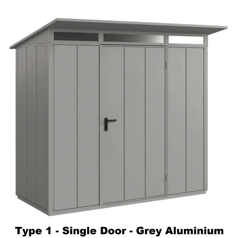 Hormann Berry Modern Style With Pent Roof– Premium Metal Shed