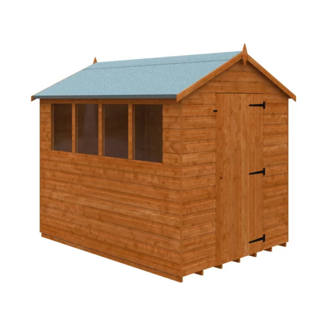 Woodlands Super Apex Wooden Garden Shed | 12mm Shiplap Cladding | UK Made