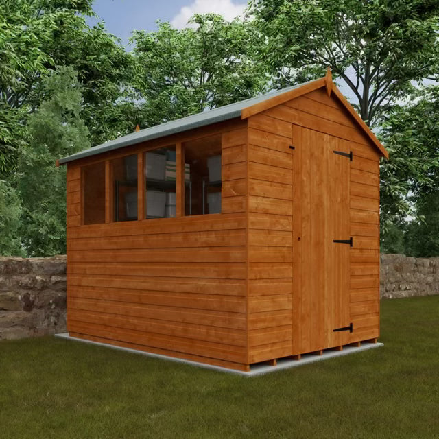 Woodlands Super Apex Wooden Garden Shed | 12mm Shiplap Cladding | UK Made