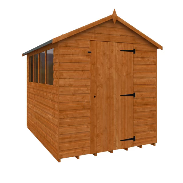 Woodlands Super Apex Wooden Garden Shed | 12mm Shiplap Cladding | UK Made