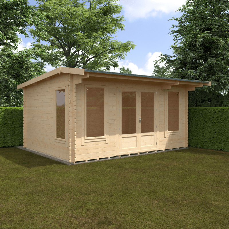 WoodlandJacob44mmTimberLogCabin_InsulatedGardenRoomwithDoubleGlazedWindowsDoors9