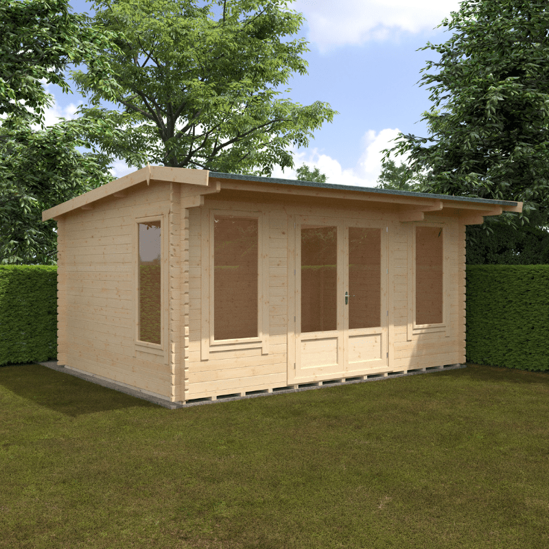 WoodlandJacob44mmTimberLogCabin_InsulatedGardenRoomwithDoubleGlazedWindowsDoors9