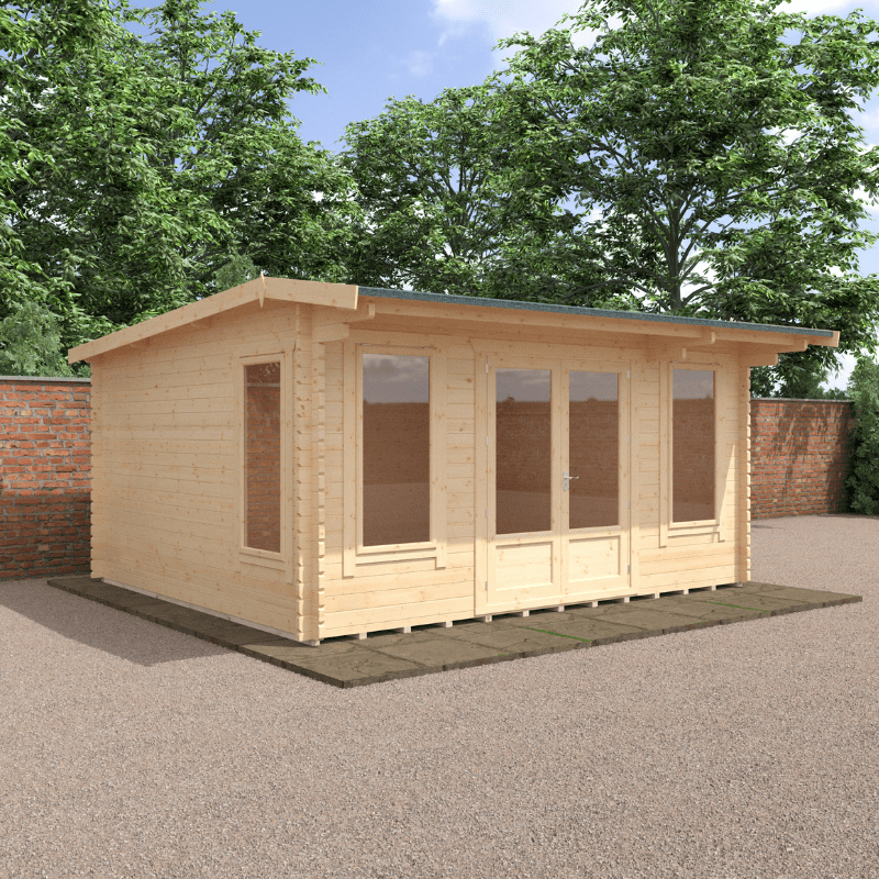 WoodlandJacob44mmTimberLogCabin_InsulatedGardenRoomwithDoubleGlazedWindowsDoors9