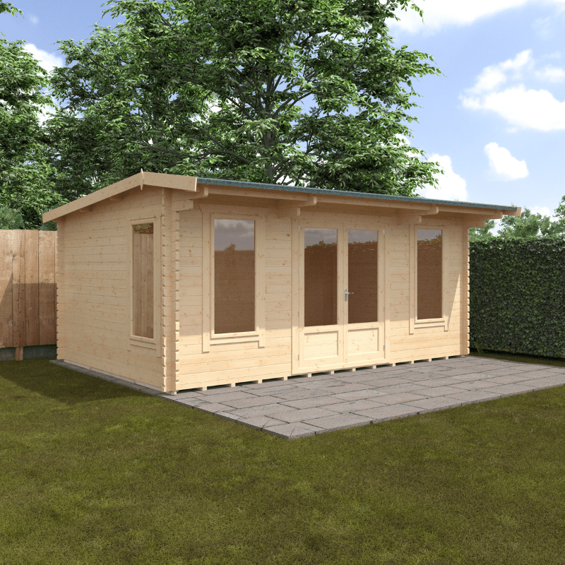 WoodlandJacob44mmTimberLogCabin_InsulatedGardenRoomwithDoubleGlazedWindowsDoors9