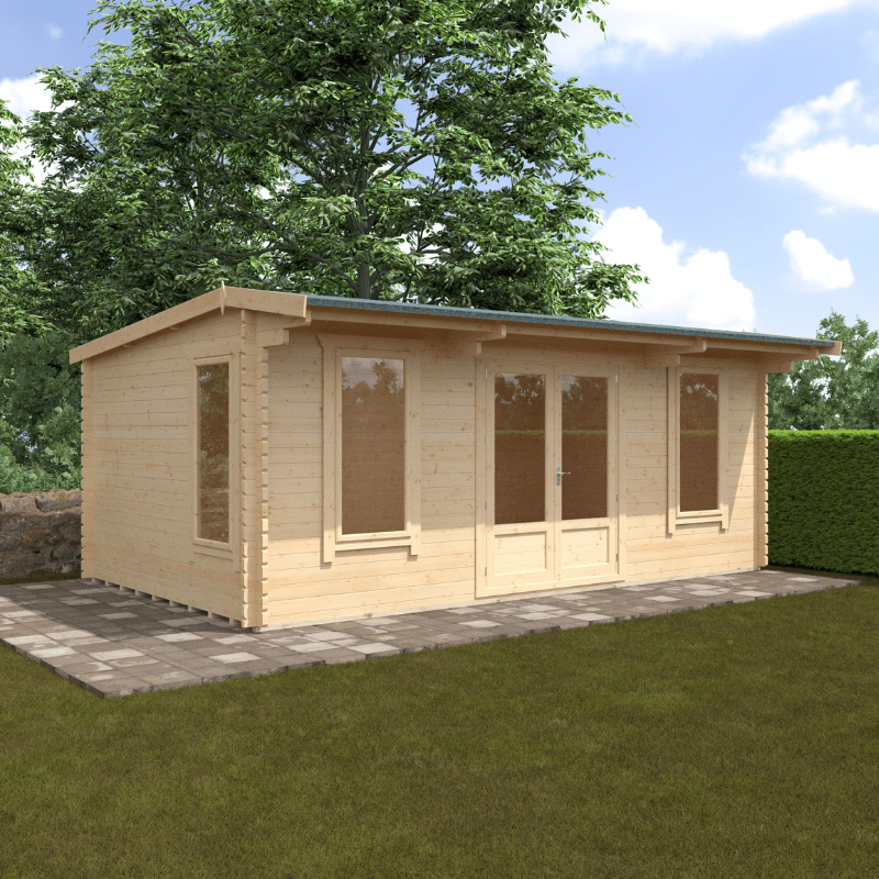 WoodlandJacob44mmTimberLogCabin_InsulatedGardenRoomwithDoubleGlazedWindowsDoors9
