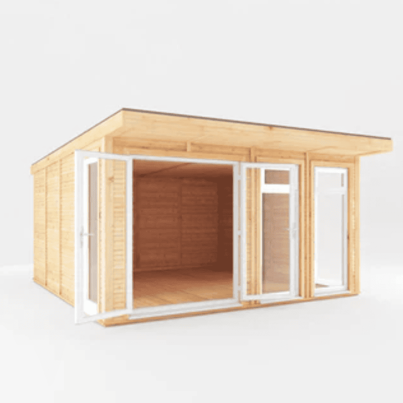 Mercia Edwinstowe 4x4m Insulated Garden Room with UPVC | Modern Home Office, Studio &Retreat