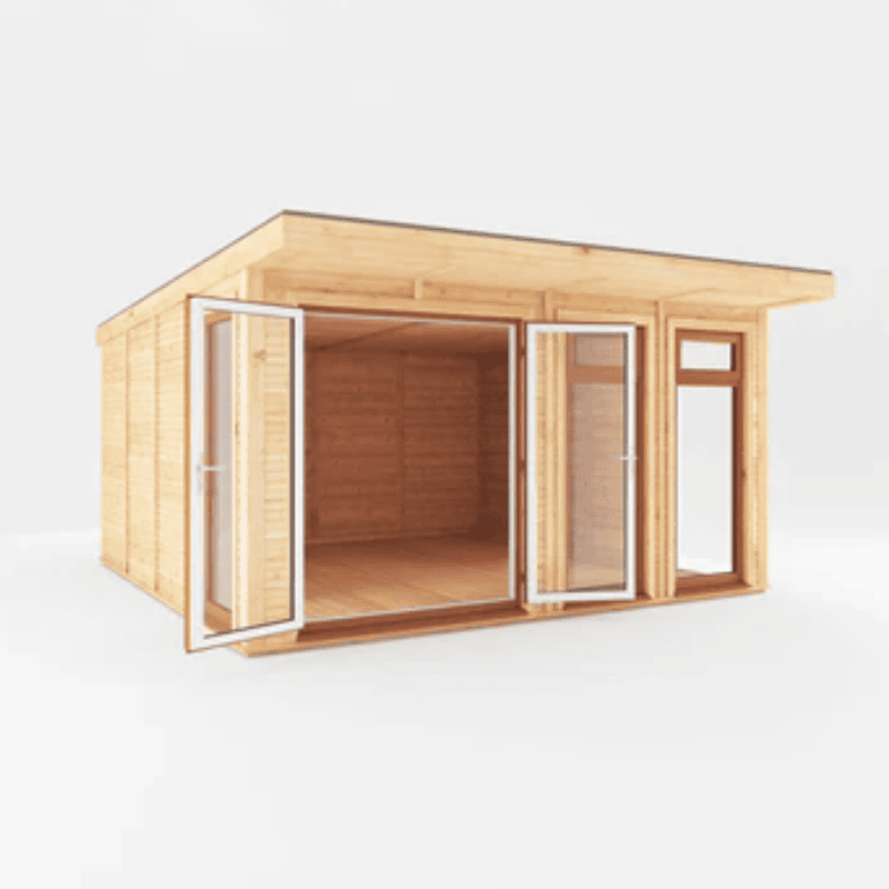 Mercia Edwinstowe 4x4m Insulated Garden Room with UPVC | Modern Home Office, Studio &Retreat