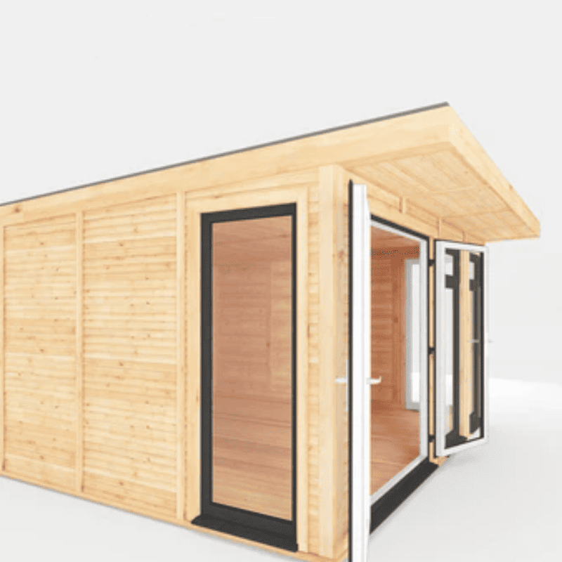 Mercia Edwinstowe 4x4m Insulated Garden Room with UPVC | Modern Home Office, Studio &Retreat