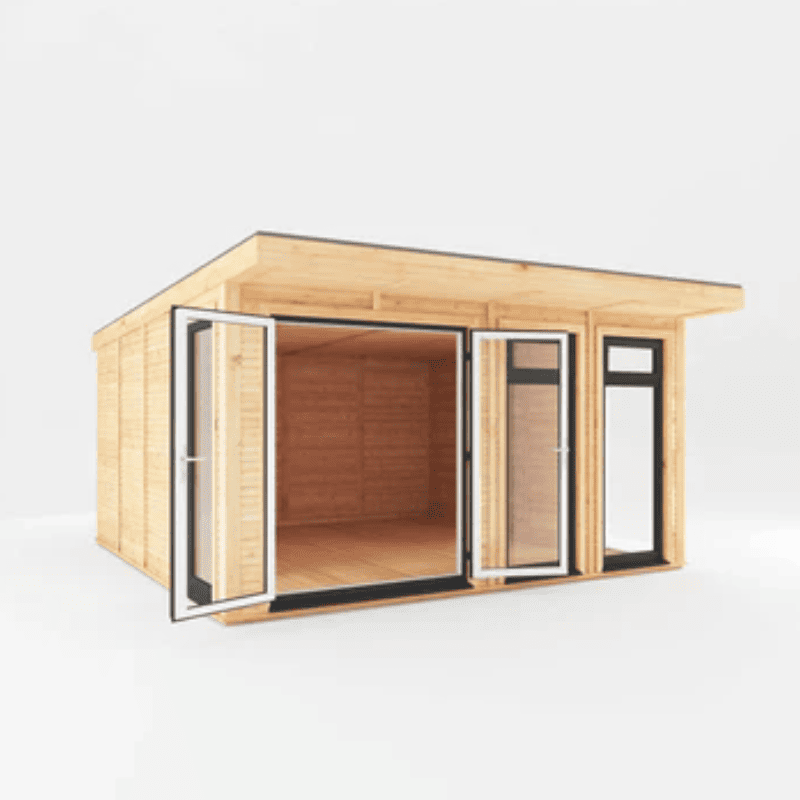 Mercia Edwinstowe 4x4m Insulated Garden Room with UPVC | Modern Home Office, Studio &Retreat