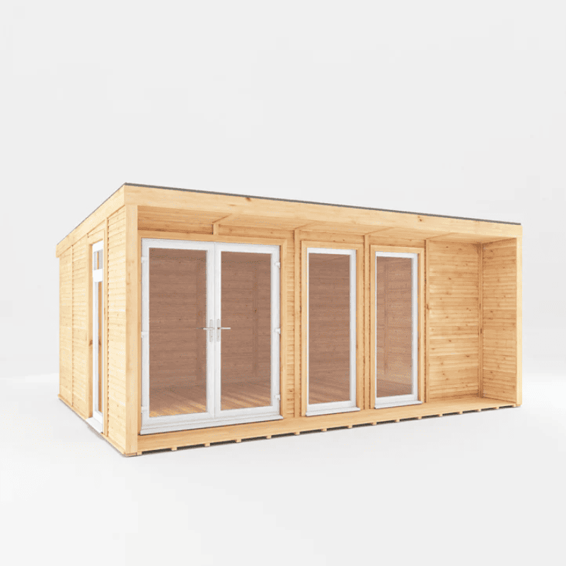 Mercia Edwinstowe 5x3m Insulated Garden Room with UPVC | Modern Home Office, Studio & Retreat