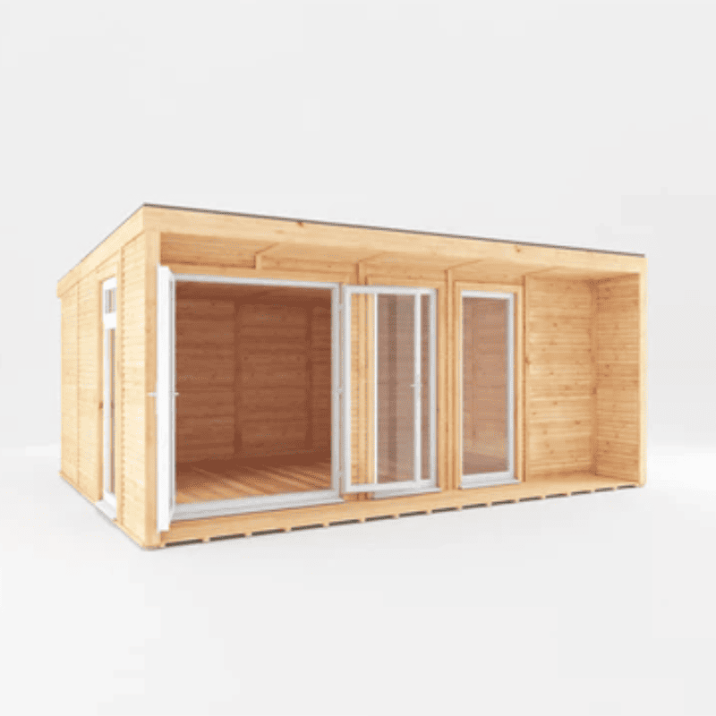 Mercia Edwinstowe 5x3m Insulated Garden Room with UPVC | Modern Home Office, Studio & Retreat