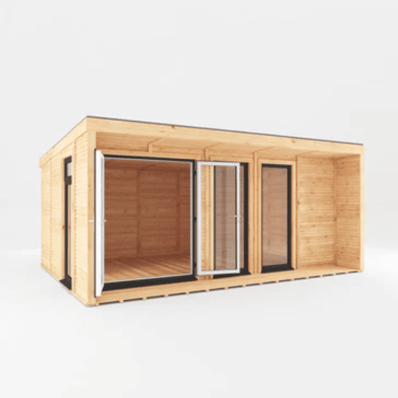 Mercia Edwinstowe 5x3m Insulated Garden Room with UPVC | Modern Home Office, Studio & Retreat