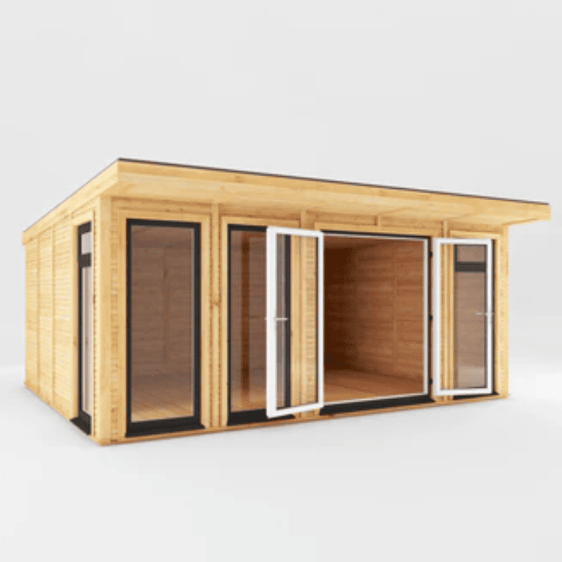Mercia Edwinstowe 5x4m Insulated Garden Room with UPVC | Modern Home Office, Studio & Retreat