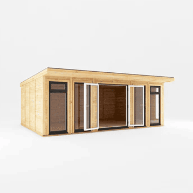 Mercia Edwinstowe 6x4m Insulated Garden Room with UPVC | Modern Home Office, Studio & Retreat