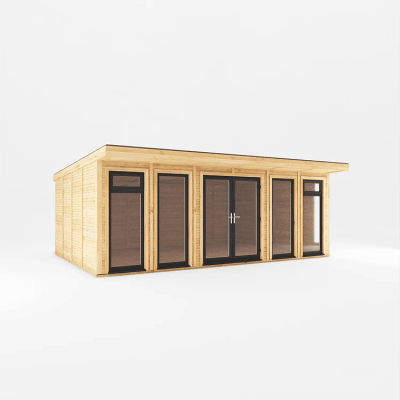Mercia Edwinstowe 6x4m Insulated Garden Room with UPVC | Modern Home Office, Studio & Retreat