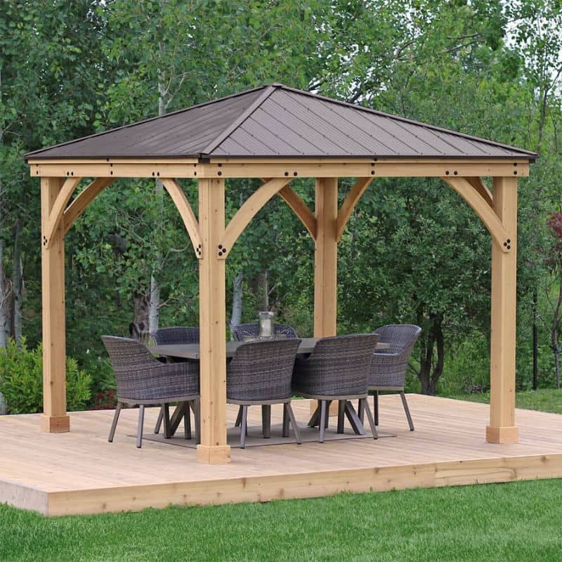 Meridian 10x10 Gazebo | Premium Outdoor Pavilion for Backyard & Patio