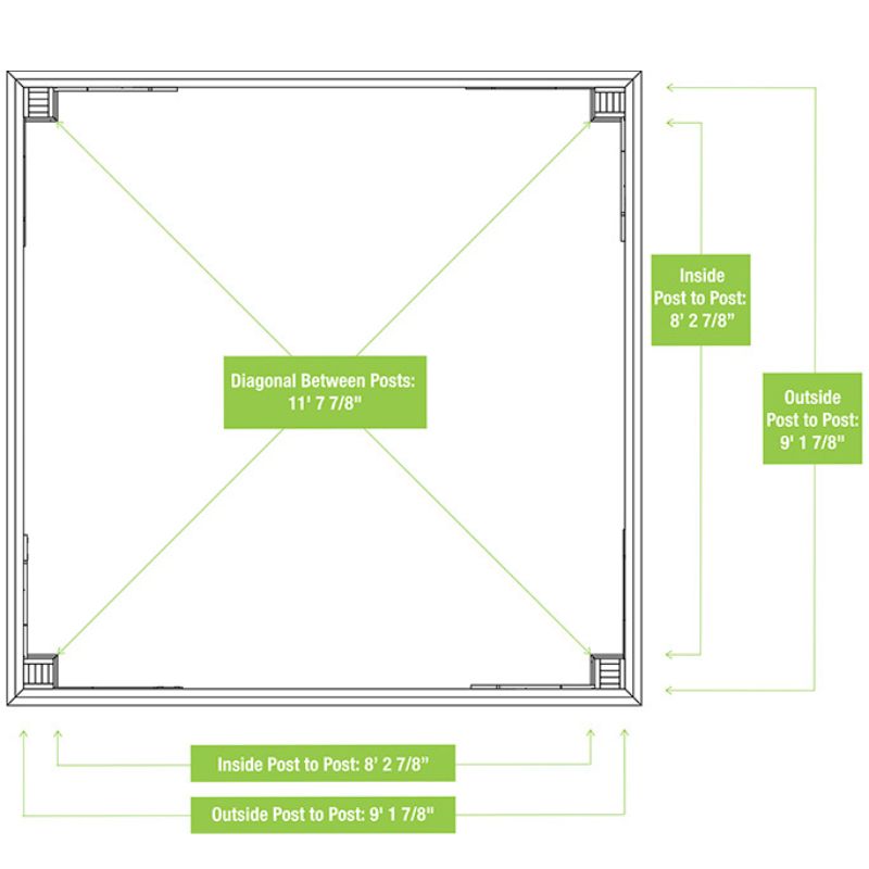 Meridian 10x10 Gazebo | Premium Outdoor Pavilion for Backyard & Patio