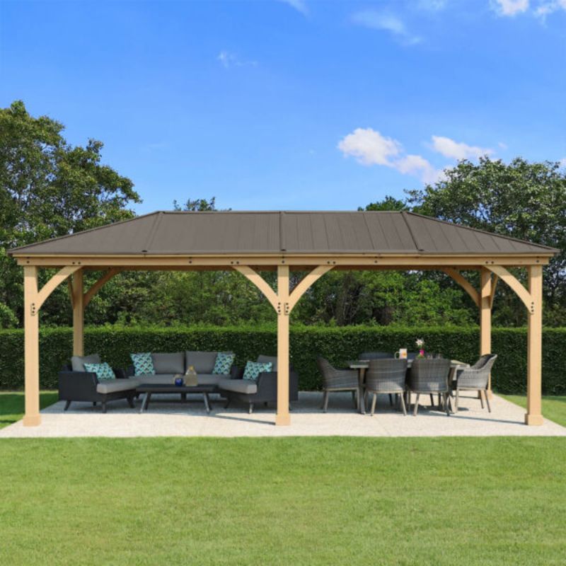 Meridian 12x24ft Gazebo | Premium Outdoor Pavilion for Backyard & Patio
