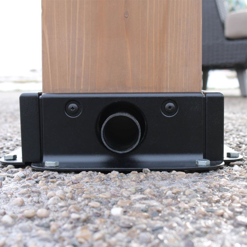 Meridian 13x11 Adjustable Louvered Roof Pergola-Modern Aluminium Outdoor Shade