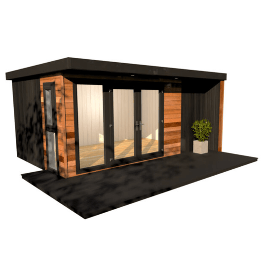 Sanctuary Garden Room Insulated SIP Flat Pack & Exterior Kit-Premium Modular Outdoor Building