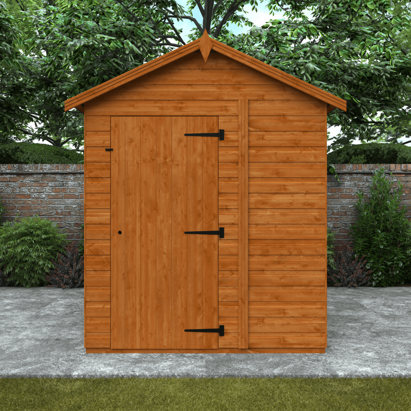 Woodlands Flex Shiplap Apex Shed – Customisable Timber Garden Building with Toughened Glass