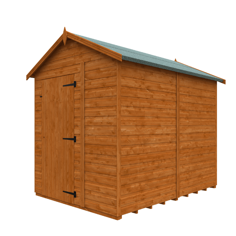 Woodlands Flex Shiplap Apex Shed – Customisable Timber Garden Building with Toughened Glass