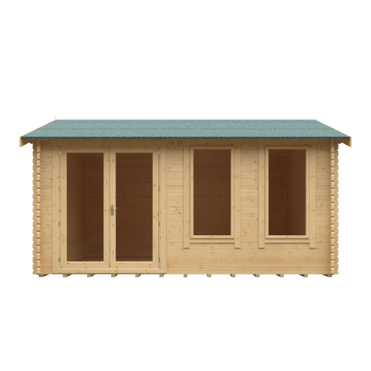Woodlands Sherborne 44mm Garden Log Cabin – Premium Outdoor Office & Leisure Room