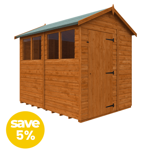 5% OFF SHEDS APEX WITH WINDOWS