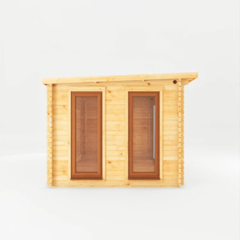Mercia 7x3-studio-pent-with-slatted-area-oak-upvc-