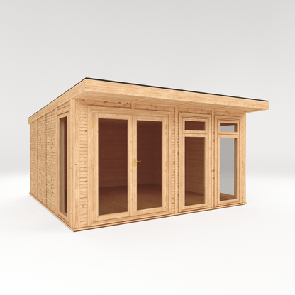 Woodlands Edwinstowe 4x4m Premium Insulated Garden Room