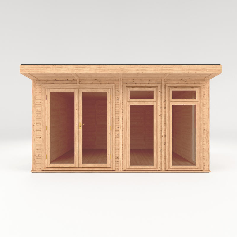Woodlands Edwinstowe 4x4m Premium Insulated Garden Room