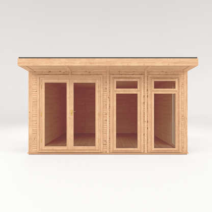 Woodlands Edwinstowe 4x4m Premium Insulated Garden Room