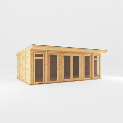Woodlands Edwinstowe 6x4m Premium Insulated Garden Room