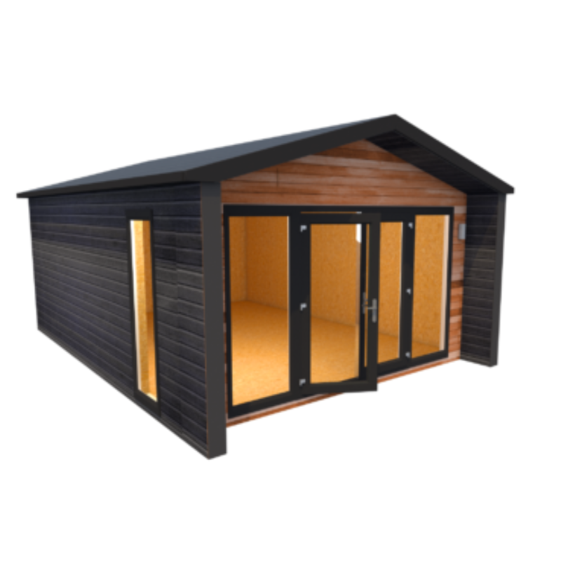 Elegance Garden Room- Insulated SIP Flat Pack & Exterior Kit- Premium Modular Outdoor Building