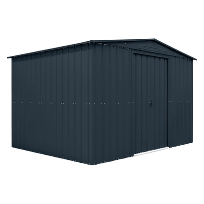 Globel Apex Metal Shed 10x8ft– Galvanised Steel Garden Storage with Double Doors&nbsp;