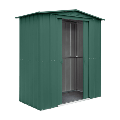 Globel Apex Metal Shed– Galvanised Steel Garden Storage with Double Doors&nbsp;