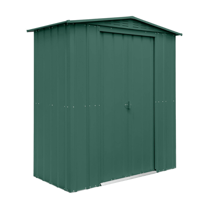 Globel Apex Metal Shed– Galvanised Steel Garden Storage with Double Doors&nbsp;