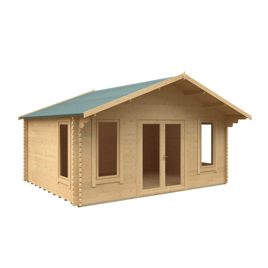 Woodlands Sutton Log Cabin- Luxury UK-Made Timber Garden Buildings &amp; Bespoke Outdoor Rooms