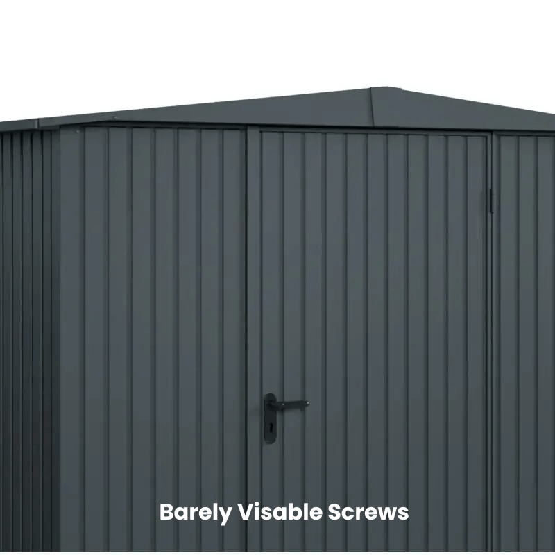 Hormann Berry Modern Style With Pent Roof– Premium Metal Shed
