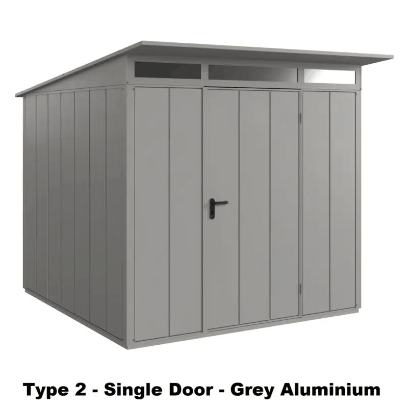 Hormann Berry Modern Style With Pent Roof– Premium Metal Shed