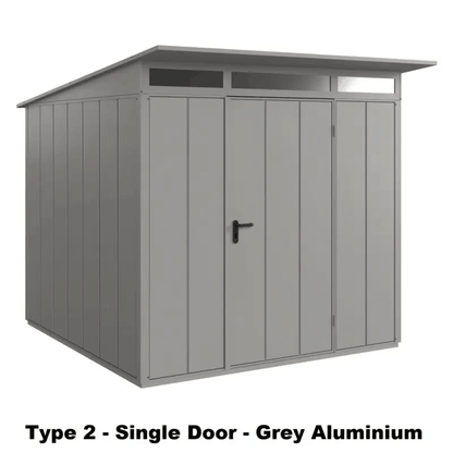 Hormann Berry Modern Style With Pent Roof– Premium Metal Shed